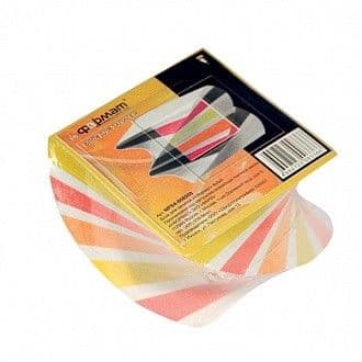 Блок для записи 8х8х5см. inФОРМАТ Спираль прокл. 4 цв. 80 г/м2  NPS4-808050 - купить в магазине Кассандра, фото, 4602723003366, 