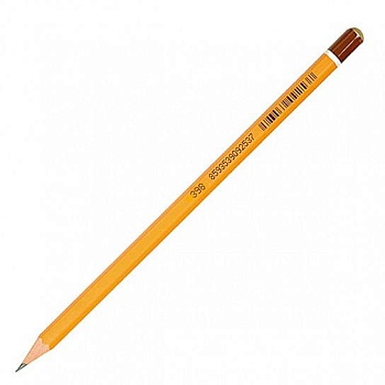 Карандаш чернографит."KOH-I-NOOR" 1500 2Н заточенный шестигранный - купить в магазине Кассандра, фото, 8593539092391, 
