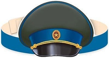 Маска-ободок.Фуражка ВДВ.12642 - купить в магазине Кассандра, фото, 4607811854721, 