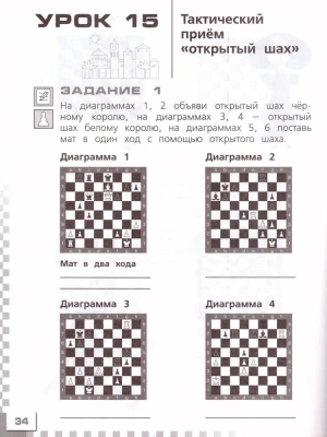 Шахматы в школе. 2-ой год обучения. Рабочая тетрадь- купить в магазине Кассандра, фото, 9785091261066, 