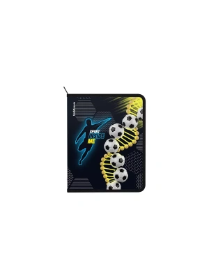 Папка на молнии А5+ " Erich Krause " Sport DNA, пластик 0,55мм, текстура поверхности- п- купить в магазине Кассандра, фото, 4650184611965, 