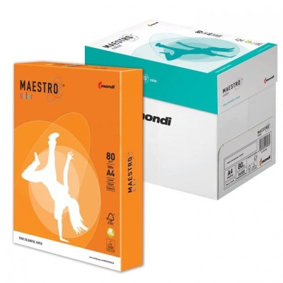 Бумага MAESTRO COLOR 500л. 80г/м2 А4 кирпично-красный- купить в магазине Кассандра, фото, 9003974422817, 