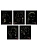 Комплект тетрадей 48л клетка 5шт на скобе Lady gold мат.ламин. 3D фольга 5 диз.в блоке скругл.углы - купить в магазине Кассандра, фото, 4606782481363, 