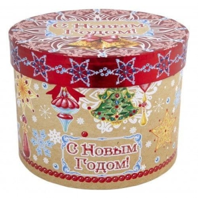 Подарочная коробка Новогодние колокольчики- купить в магазине Кассандра, фото, 4640030201136, 