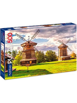 Пазл.500.Ветряные мельницы 48*33см, картонная упаковка - купить в магазине Кассандра, фото, 4606782547137, 