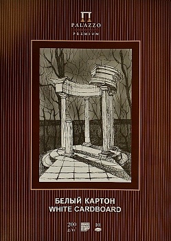 Картон белый А3.10л." Лилия Холдинг " Беседка, линейка, в папке - купить в магазине Кассандра, фото, 4607112473133, 
