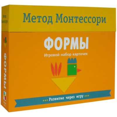 Метод Монтессори.Развитие через игру.Формы. Игровой набор карточек- купить в магазине Кассандра, фото, 9785431513626, 