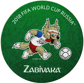 Магнит виниловый Забивака "Вперед!" FIFA 2018 - купить в магазине Кассандра, фото, 4602010573626, 