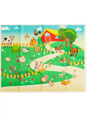 Игры из ковролина.Панно Веселая ферма- купить в магазине Кассандра, фото, , 
