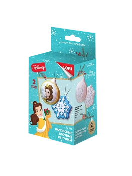 Набор для творчества Новогодний " Lori " Елочные игрушки - Disney, Белль, в наборе: - купить в магазине Кассандра, фото, 4690591063469, 