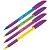 Ручка шариковая Berlingo "Triangle 110 Color" синяя, 0,7мм, грип, корпус ассорти - купить в магазине Кассандра, фото, 4260107479499, 