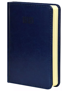 Ежедневник А6 недат. INFORMAT ИДЕЯ 160 л. синий тв. обл. тисн. ляссе лин. тон. бл. - купить в магазине Кассандра, фото, 4602723169611, 