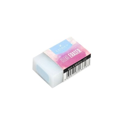 Ластик LOREX CLEAR COTTON CLOUD прямоуг.- купить в магазине Кассандра, фото, 4602723136163, 