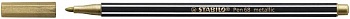 ФЛОМАСТЕР STABILO PEN 68 METALLIC ЗОЛОТО - купить в магазине Кассандра, фото, 4006381530194, 