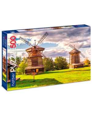 Пазл.500.Ветряные мельницы 48*33см, картонная упаковка- купить в магазине Кассандра, фото, 4606782547137, 