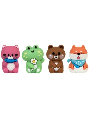 Точилка LOREX KIDS CUTE PETS ассорти, корпус силикон 1 отвер. в дисплее индив.штрих-код- купить в магазине Кассандра, фото, 4602723185048, 