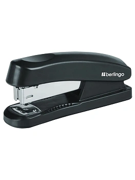 Степлер №24/6, 26/6 Berlingo "Universal" до 30л., пластиковый корпус, черный - купить в магазине Кассандра, фото, , 
