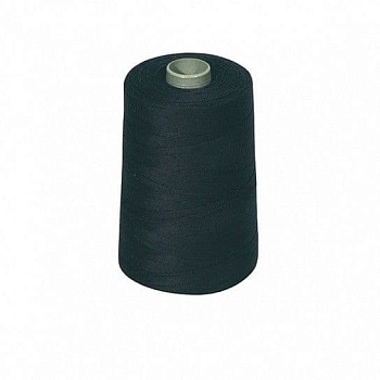 Нитки д/прошивки документов полиэфир 220 г 50x4 текс 1 мм, намотка 1000 м черный 1 - купить в магазине Кассандра, фото, 4690697040203, 