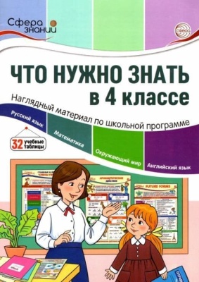 Что нужно знать в 4 классе: наглядный материал по школьной программе/ Цветкова Т.В.- купить в магазине Кассандра, фото, 9785994929438, 