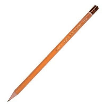 Карандаш чернографит."KOH-I-NOOR" 1500 6Н заточенный шестигранный - купить в магазине Кассандра, фото, 8593539092476, 