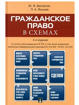 Гражданское право в схемах.Уч.пос.-4-е изд.-М.:Проспект,2025. - купить в магазине Кассандра, фото, 9785392419142, 