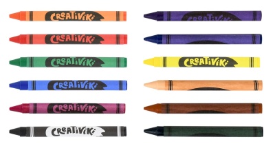 Карандаши восковые 12цв."Creativiki" круглые- купить в магазине Кассандра, фото, 4602723091561, 