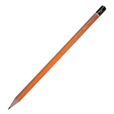 Карандаш чернографит."KOH-I-NOOR" 1500 7Н заточенный шестигранный- купить в магазине Кассандра, фото, 8593539092490, 