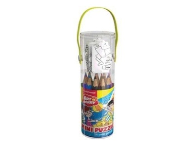 Набор для творчества Mini Puzzle set-1 Artberry (24 мини цв каранд+ 9 элементов пазла для раскраш)- купить в магазине Кассандра, фото, 4041485349709, 