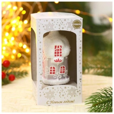 Елочная игрушка "Домик" 5193192- купить в магазине Кассандра, фото, 6900051931923, 