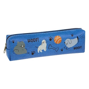 Пенал мягкий 200*55*40 MESHU "Woof", искусственная кожа - купить в магазине Кассандра, фото, 4680211475031, 