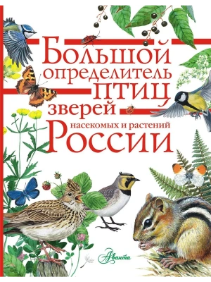 Большой определитель зверей, амфибий, рептилий, птиц, насекомых и растений России- купить в магазине Кассандра, фото, 9785171021528, 